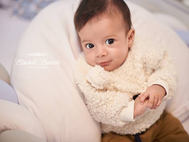 Bebê de Ensaio Acompanhamento 3 meses - Caleb