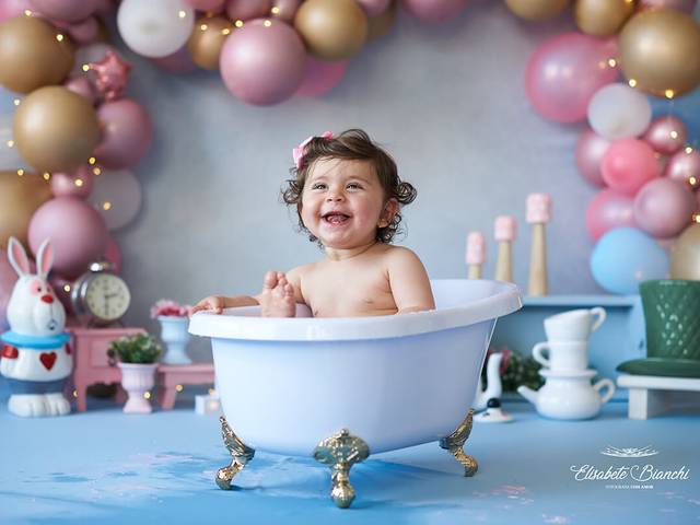 Bebê de Cake Smash 1 aninho - Larissa