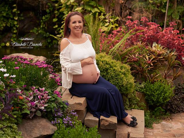 Gestante de Ensaio gestante de gêmeos -  Pais Fernanda e Álvaro