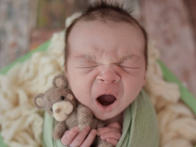 Newborn de Kauã, 17 dias