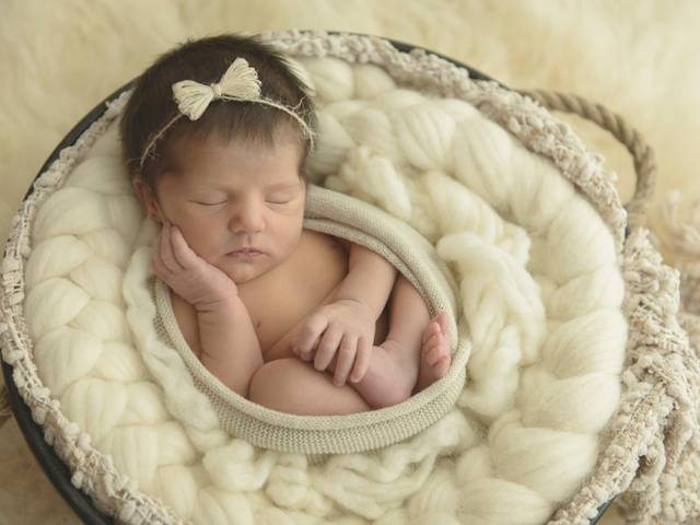 Newborn de Antônia, 7 dias