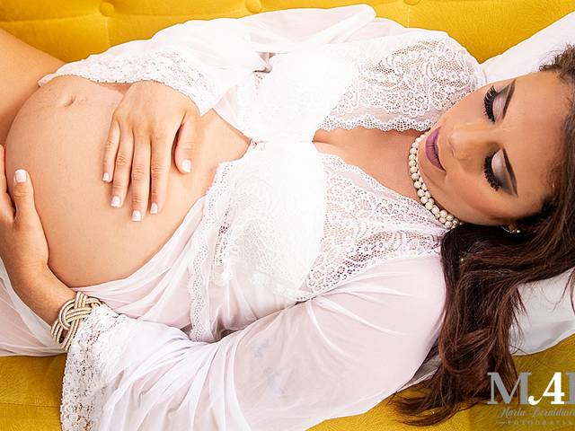 GESTANTE  de A espera do Valentim