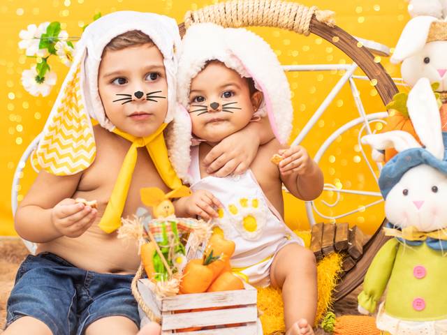 BEBÊS  de Pascoa de Rafinha e Nena - . 