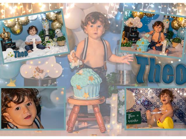 SMASH THE CAKE e ENSAIO ANIVERSÁRIO de Smash the cake Theo