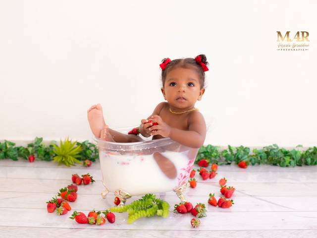 BEBÊS  de Valentina -Milk Bath para bebês - Banho de leite com morango 