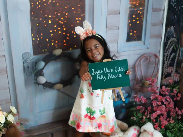 INFANTO JUVENIL de Pascoa - Geovanna, Keké e Victor 