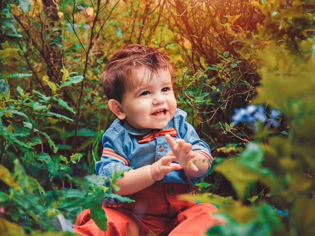 Infantil de Primeiro aninho do Benjamin 