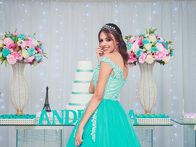 Festas, Aniversários e Eventos de 15 Anos da Andressa