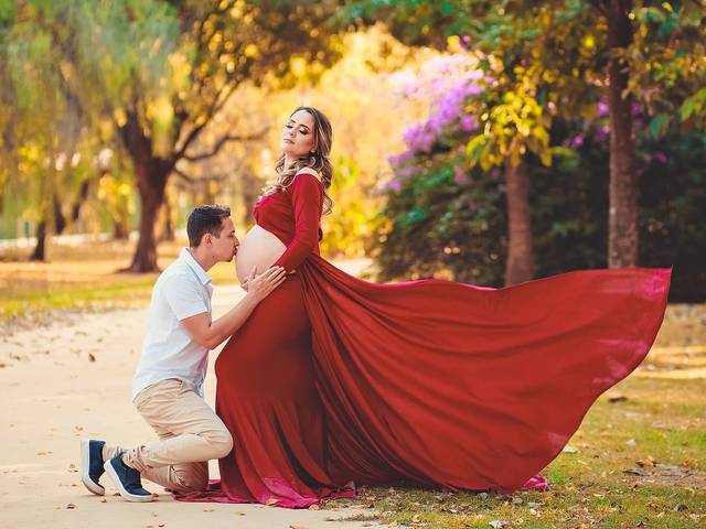 Gestante de Ensaio Gestante Estela