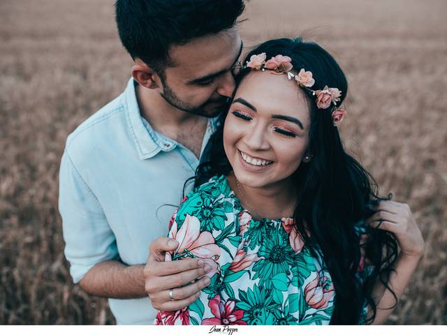 Ensaio de casal de Luiz e Thayná