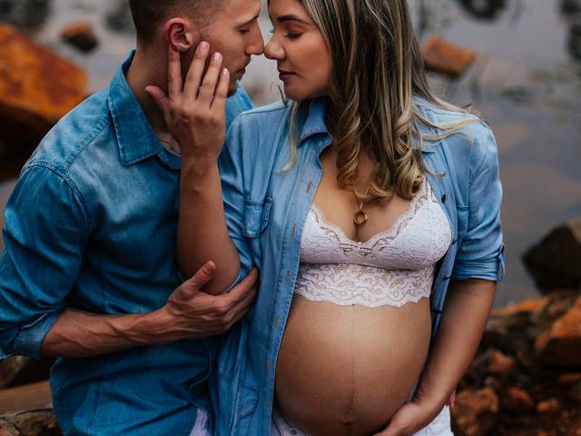 Ensaio gestante de Henrique e Rafaela