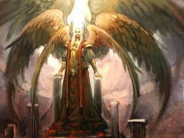 Demonologia, cultura, mitologia , humanidade de Anjo serafim