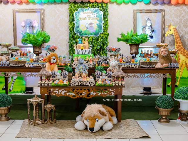 Aniversário Infantil de Aniversário infantil do José Vitor tema Safari