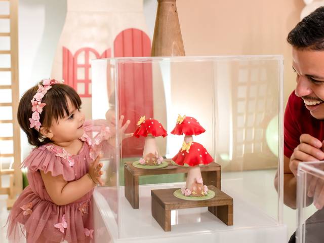 Aniversário Infantil de Aniversário de 1 ano da Elisa com o tema bosque