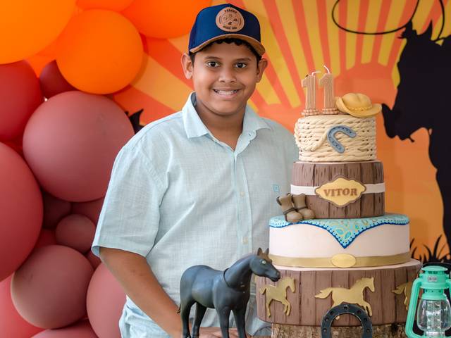 Aniversário Infantil de Aniversário de 11 anos do Vitor com tema Country em Paraíso do Tocantins