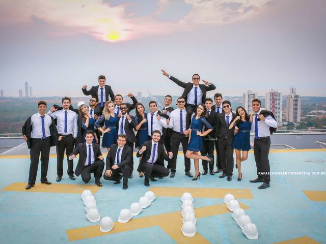 Formatura de Foto Convite da Turma Engenharia Civil da UFT - Roupa Social