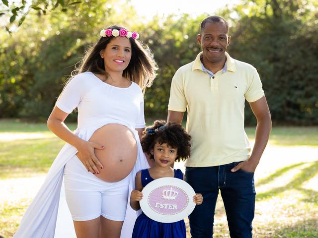 Gestantes de Camila, João Roberto e Raquel a Espera da Ester