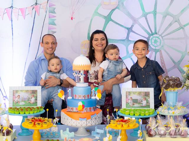 Aniversários Infantis de 1 Ano João Vitor e Murilo
