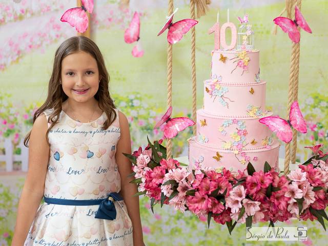 Aniversários Infantis de 10 anos da Isabella