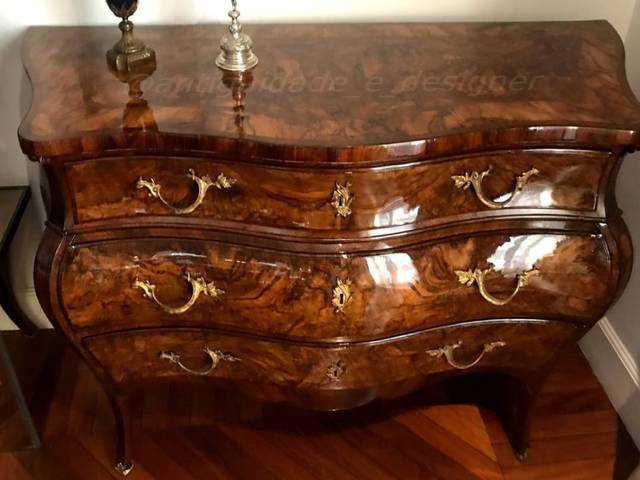 restauro  de Cômoda bombê Itália ...