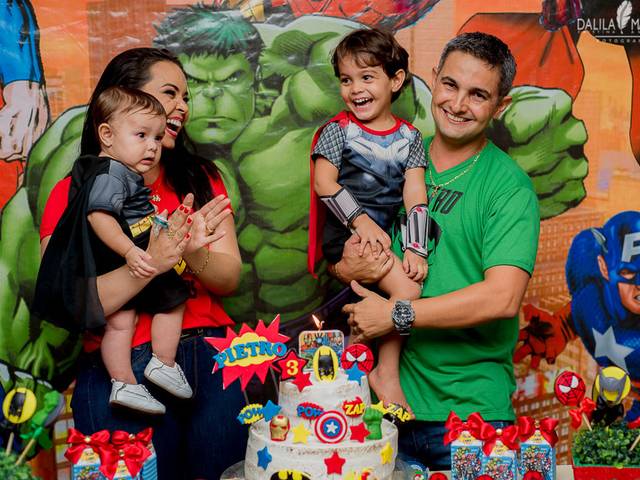 Aniversários de PIETRO 3 ANOS