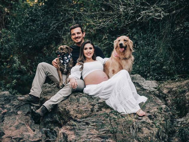 GESTANTE de A ESPERA DO LUCCA