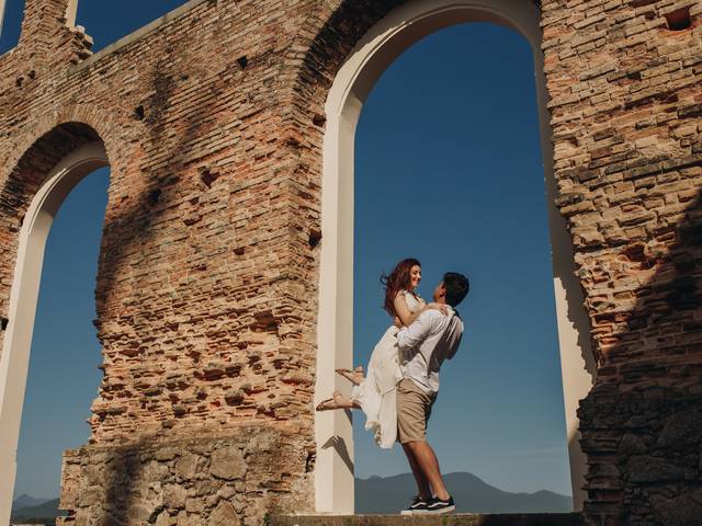 Casal de Ensaio Giulia + Lucas