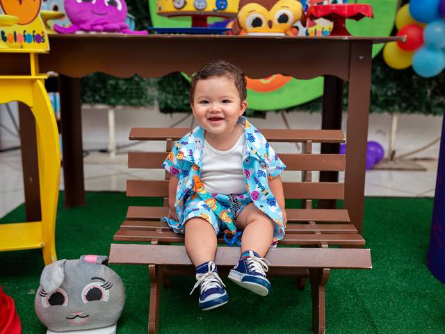 Aniversário Infantil de Aniversário Aquiles 1 ano