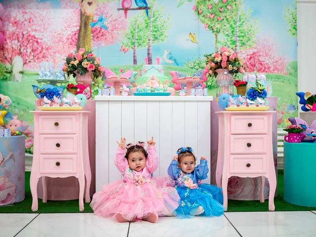 Aniversário Infantil de Aniversário Luiza & Maria Julia