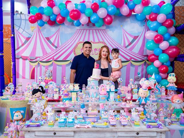Aniversário Infantil de Aniversario Sarah 3 anos