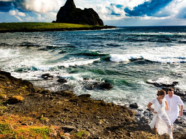 Casamentos de Marylla e André em Fernando de Noronha