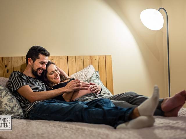 Família de Lívia e André e Mel