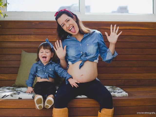 GESTANTE de CAROL + JU = LUIZA + RAFAELA