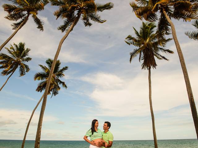 Gestante de Fran, Renato e Bianca