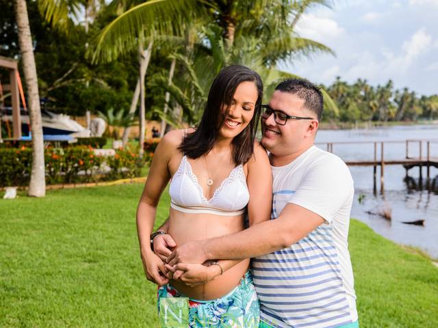 Gestante de Juliane, Felipe e Júlia