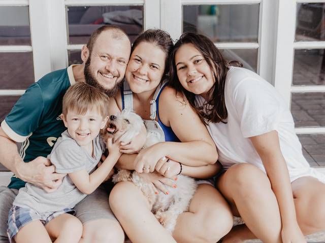 Famílias de Dia de ficar juntinho...