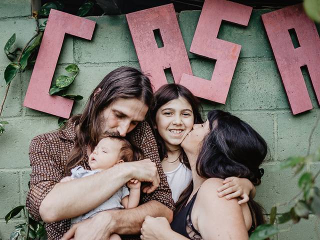 Famílias de Ben chegou