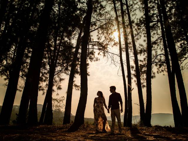 Pré Wedding de Laryssa e Thiago - Ensaio no Vila Relicário