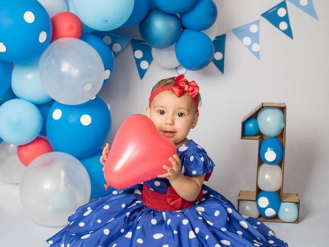 Smash the cake de 1 ano Allycia