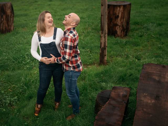 Família de Sessão de grávida 