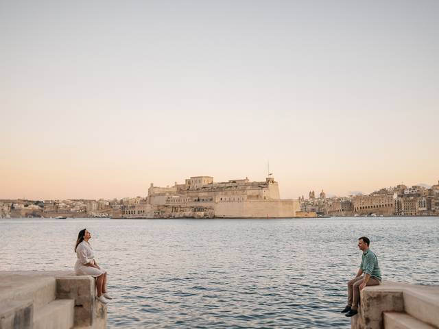 Namorados de Sessão fotográfica na Ilha de Malta