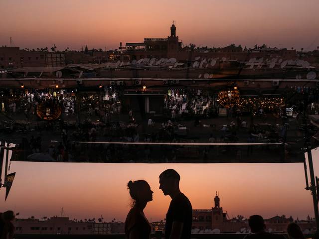 Namorados de Sessão em Marraquexe 