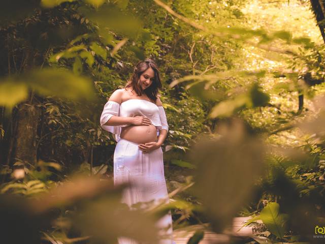 Ensaio de Gestante de À Espera de Eloah - Ensaio de Gestante em Curitiba