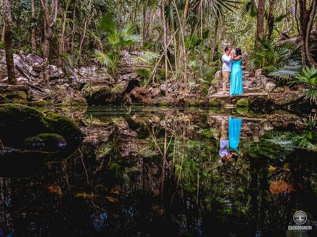 Pre Wedding - E-Session de Fer e Rafa - Ensaio de Pre Wedding em Cancún, Mexico