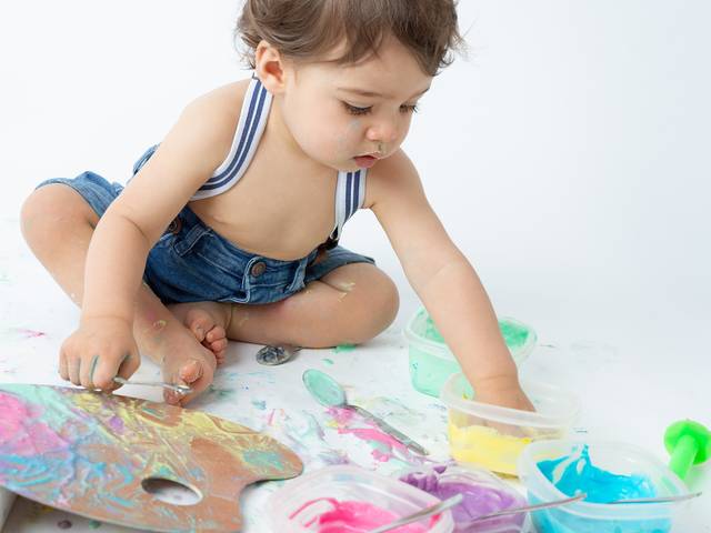 Smash the Cake de Paint Session - 1 Ano