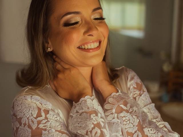 Making of de noiva de Francine Sturaro