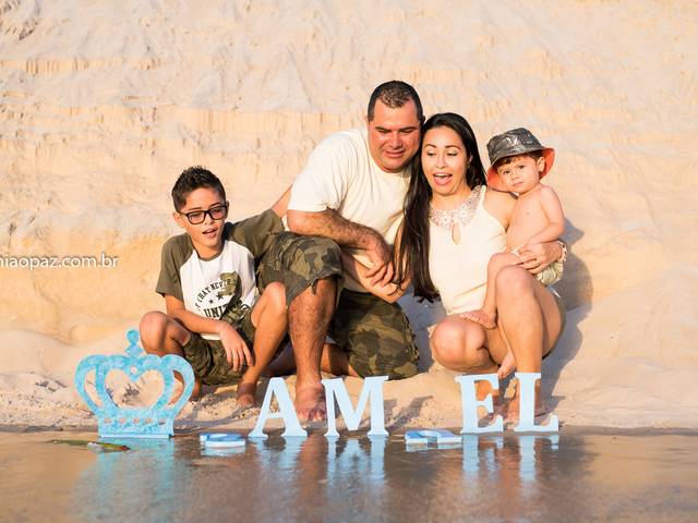 Gestantes/Família de 1 ano de muita felicidade