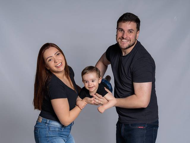 Ensaio Família de Pais, avós e netos em perfeita harmonia