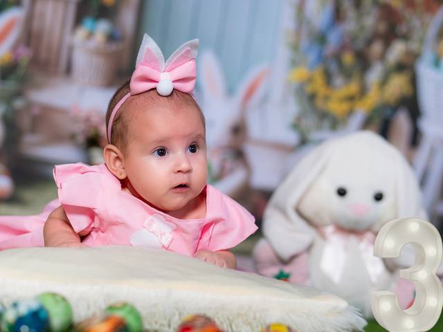 Bebês até 1 ano e Smash de Ensaio de Páscoa - Bebê - Estela