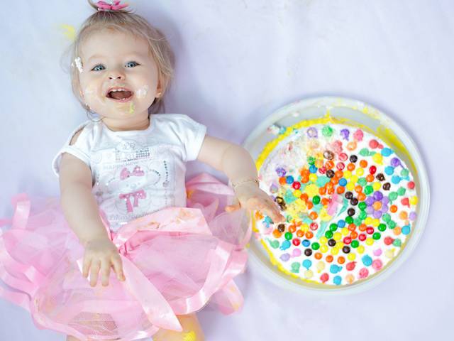 Bebês até 1 ano e Smash de Smash the Cake - Eloísa